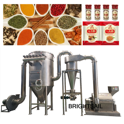 Chickpea Flour Powder Grind Machine Mesin penggilingan bubuk rempah-rempah Chickpea Flour Powder membuat dengan CE dari Brightsail