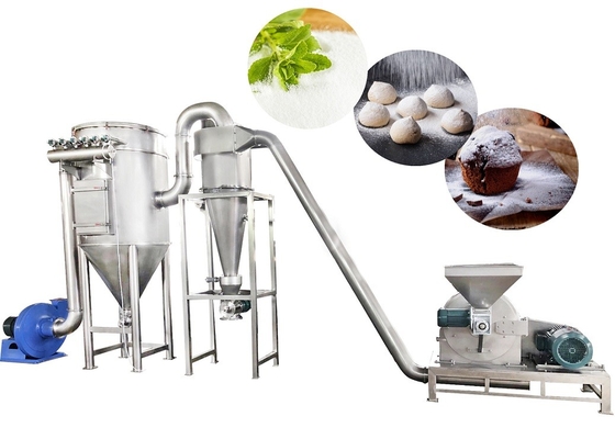 Mesin Penggilingan Gula Industri Makanan 12 Hingga 120 Pembuatan Bubuk Mesh