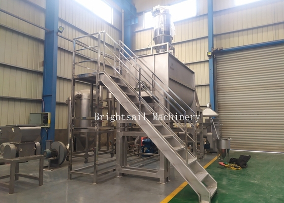Mixer Pita Horisontal Stainless Steel Disesuaikan 60-12000l Kapasitas Besar