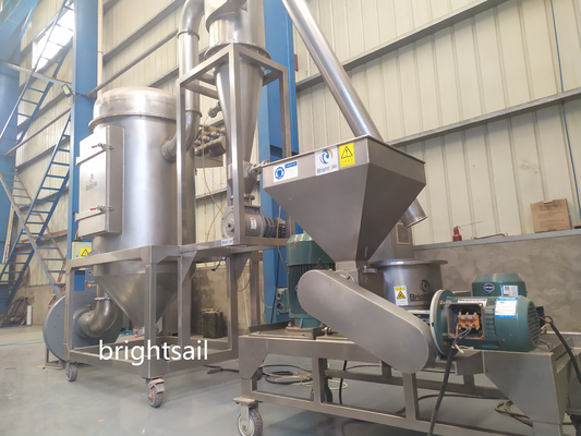 Mesin Penggilingan Bubuk Brightsail Partikel Karet Pulverizer 4000 Kg/H