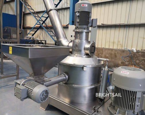 Mesin Penggilingan Bubuk Brightsail Partikel Karet Pulverizer 4000 Kg/H