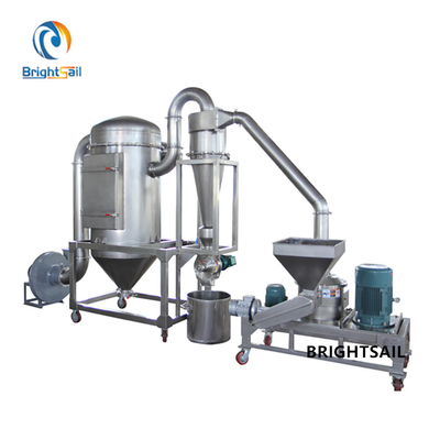 Stainless Steel Particles Rubber Pulverizer Machine SUS304 2500 Mesh 100 - 4000 Kg/H