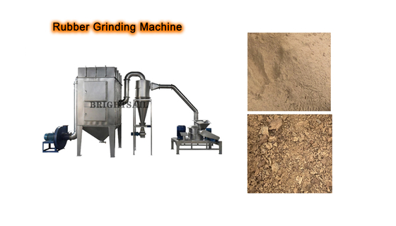 Stainless Steel Particles Rubber Pulverizer Machine SUS304 2500 Mesh 100 - 4000 Kg/H