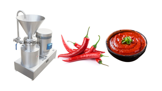 Chili Colloid Mill Mesin stainless steel SUS 304 rempah Chili Colloid Mill Dari Brightsail