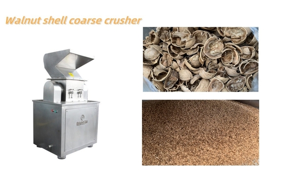 Baja tahan karat Walnut Shell Grosir Crusher Walnut Shell mesin crusher penggiling makanan pembuatan bubuk dengan CE