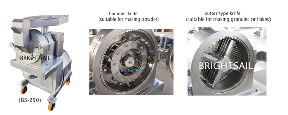 Feed Grinding Hammer Mill Pemanas baja tahan karat Masala Hammer Mill kecepatan tinggi kecil penggiling Powder mill