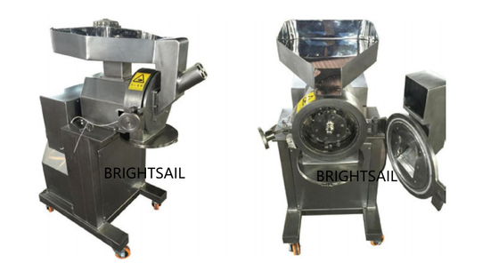 Feed Grinding Hammer Mill Pemanas baja tahan karat Masala Hammer Mill kecepatan tinggi kecil penggiling Powder mill