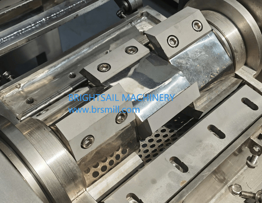 Lemon beku Crusher kasar Lemon beku Granules Mesin penggiling makanan mesin Brightsail
