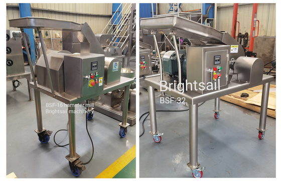 Tanggal Palm Fitz Mill Peralatan penggilingan bubuk Tanggal Palm Hammer Mill Pulverizer bentuk Brightsail