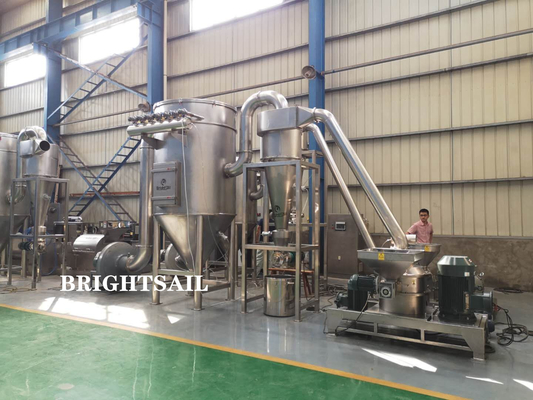 Sodium Octaborate Grinding Machine kimia Air Classifier Mill Grinder bubuk pembuatan Sodium Octaborate Grinder dari Brightsail