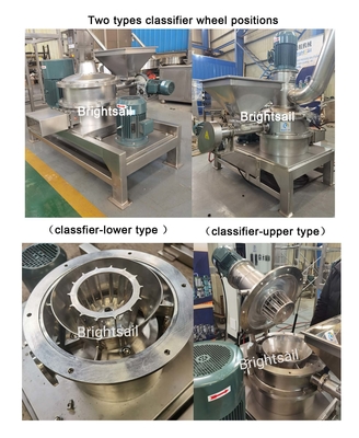 Soya Biji Air Classifier Mill Mesin Penggilingan Kacang Merah Makanan Air Classifier Mill Mesin Penggilingan Kacang Soya