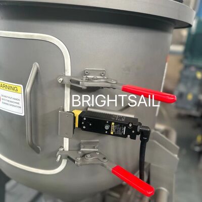 Vertikal Ribbon Mixer Sanitasi Efisiensi Tinggi Powder Blender bubuk jagung rempah-rempah Grade Mixer