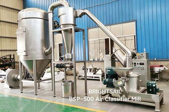 Penggiling Pupuk Ultra Halus Pengayak Udara Mill 10-50 Mikron Penggiling Bubuk