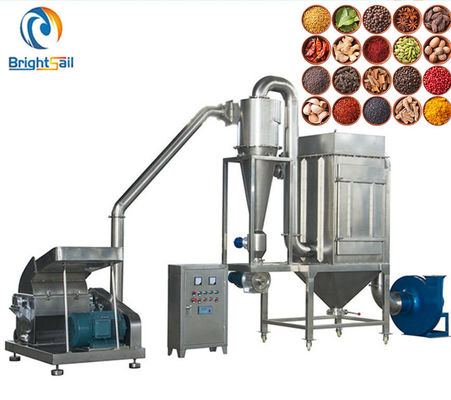 SS304 / 316 BS Spice Powder Grinding Machine Produktivitas Tinggi