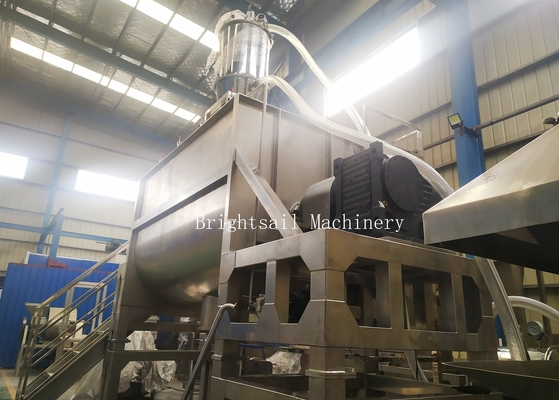 Mixer Pita Horisontal Stainless Steel Disesuaikan 60-12000l Kapasitas Besar