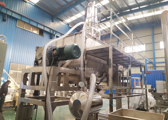 Industri Stainless Steel 304 Horizontal Powder Mixer Volume 180l Disesuaikan