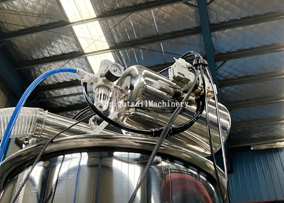 Peralatan Pencampur Serbuk Kering Stainless Steel Industri Kimia Blender Horizontal