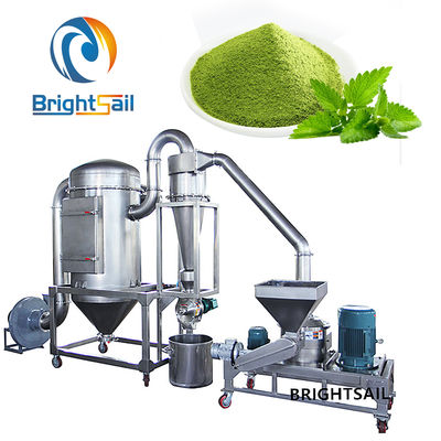 Brightsail Leaf Air Classifier Mill Moringa leaf Grinding Machine set pulverizer daun teh mesin penggiling