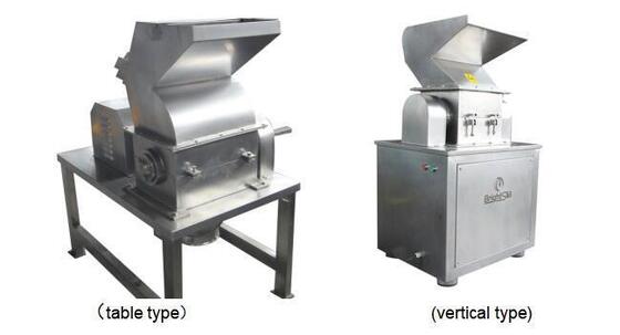 Mesin stainless steel industri dari Brightsail Daun oregano kering crusher kasar